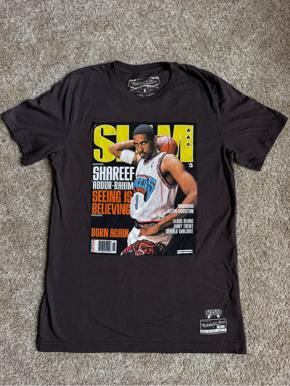 Mitchell & Ness SLAM Magazine cover of Grizzlies player Shareef Abdur-Rahim